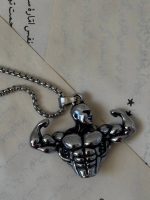 گردنبند استیل فیگور بدنسازی