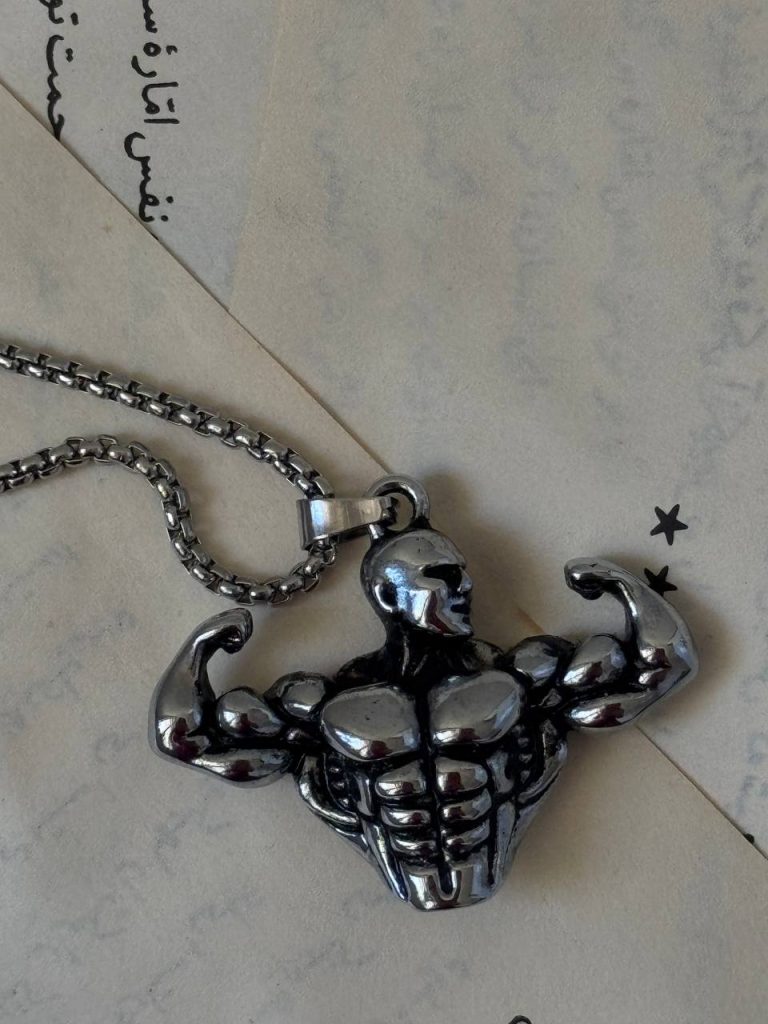 گردنبند استیل فیگور بدنسازی